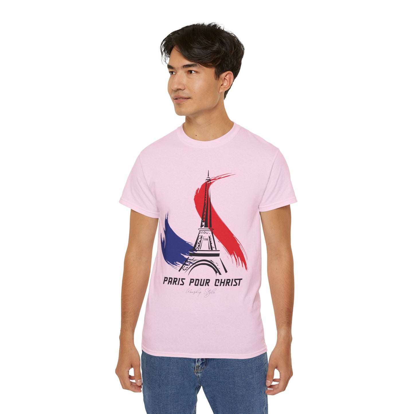 Paris Pour Christ Unisex Ultra Cotton Tee - Stylish Christian Apparel