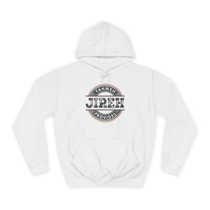 Jireh Provides Unisex College Hoodie - Cozy Faith Inspired Apparel