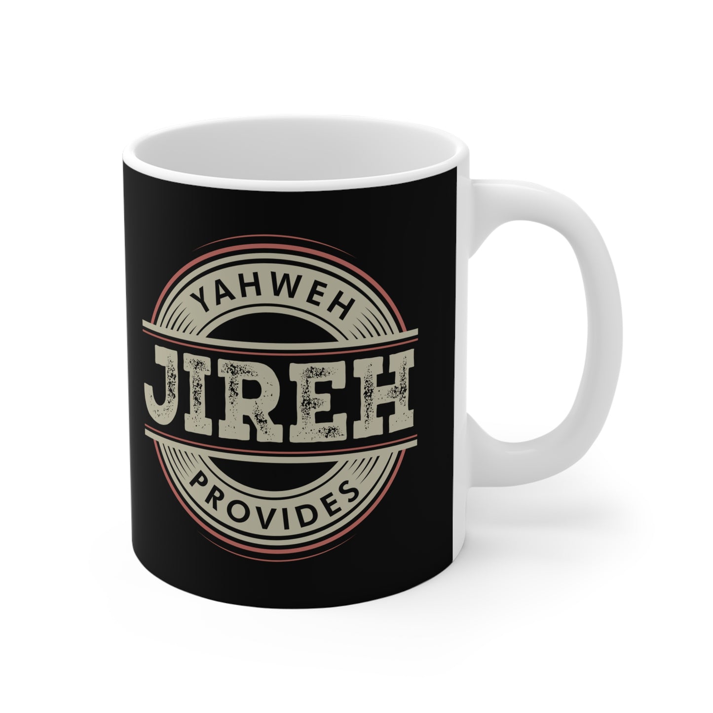 Yahweh Provides Ceramic Mug - Inspirational Gift for all occasions