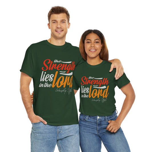 Strength inThe Lord - Unisex Heavy Cotton Tee