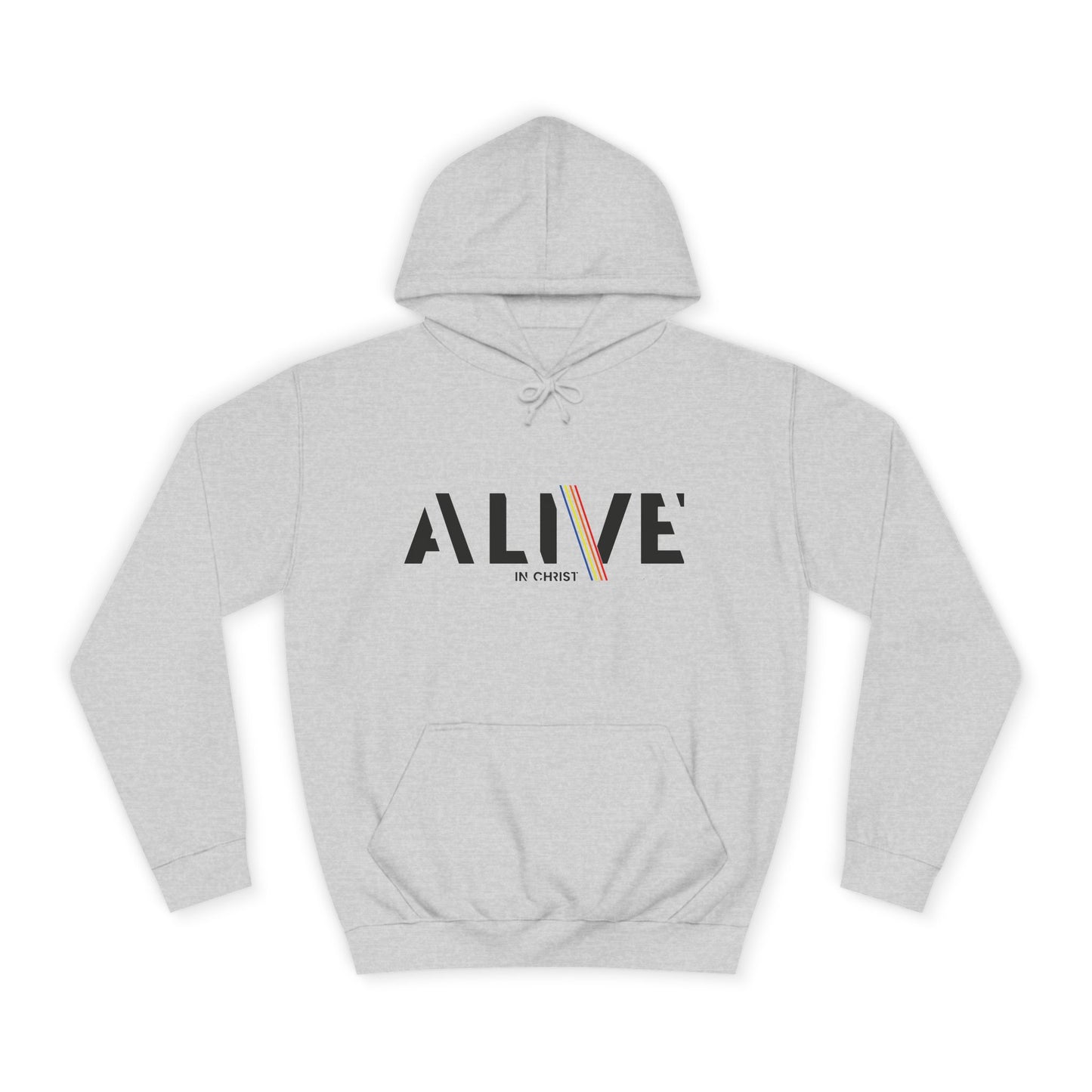 'ALIVE IN CHRIST' Design - Inspirational Unisex Hoodie